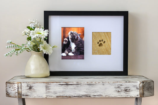 Personalised Paw Prints In Stone