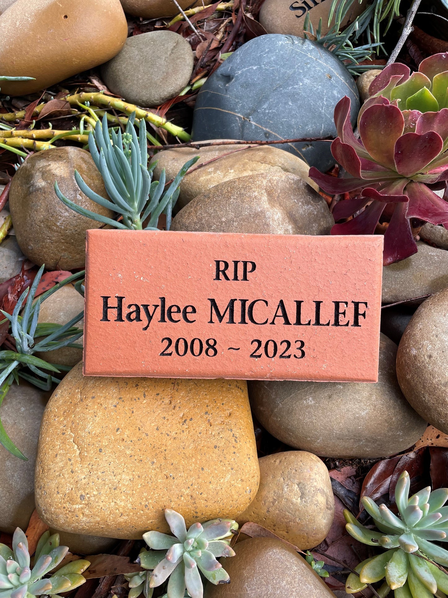 Clay Paver Plaque