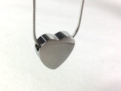 Cremation Jewellery - Pass Through Heart Design