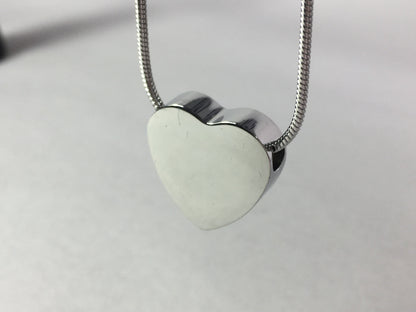 Cremation Jewellery - Pass Through Heart Design