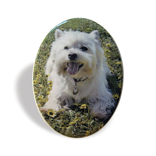 Photo Ceramic Pet Plaque - Oval