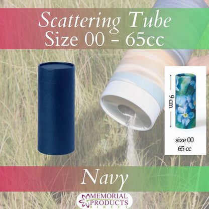 Scatter Tube Navy Blue