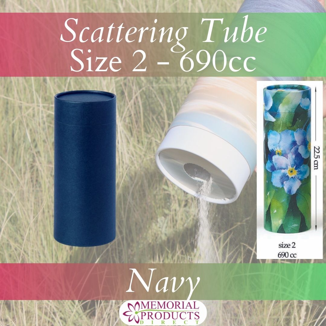 Scatter Tube Navy Blue