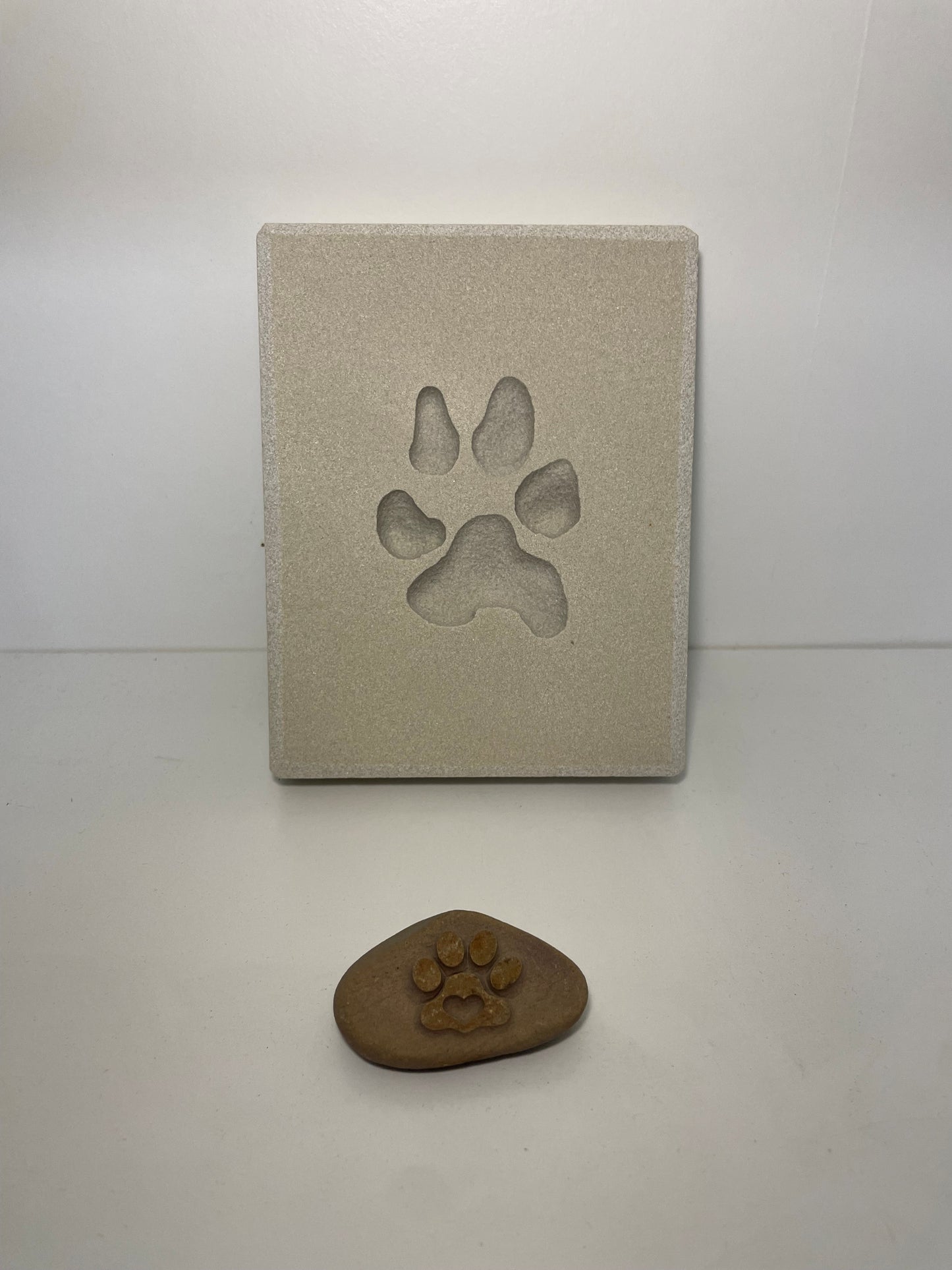 Personalised Paw Prints In Stone
