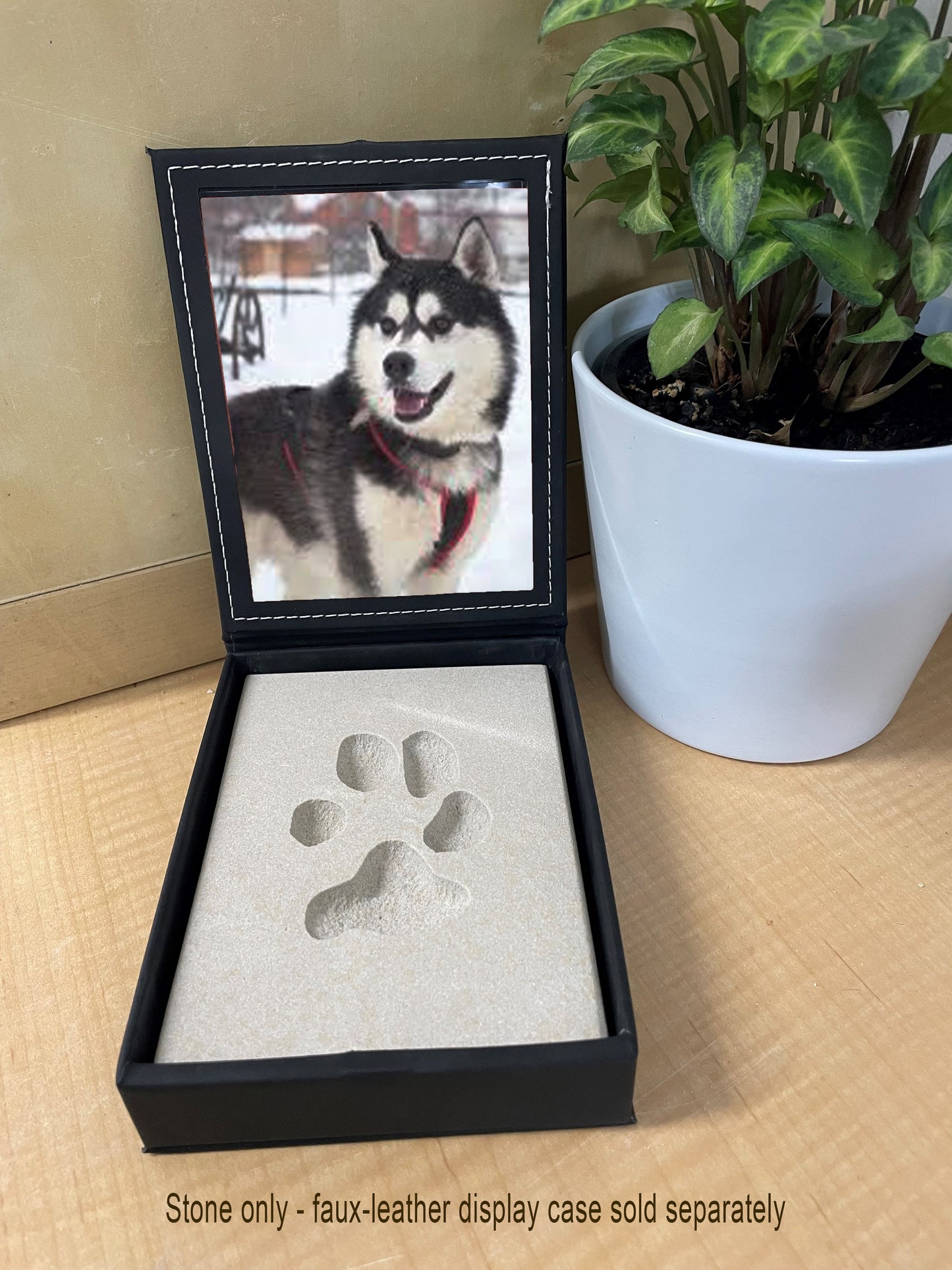 Personalised Paw Prints In Stone
