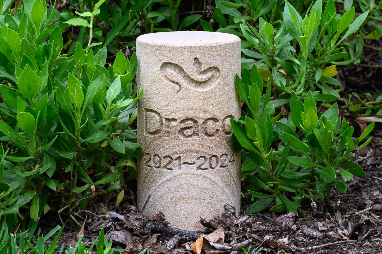 Cylinder Pet Urn - Sandstone