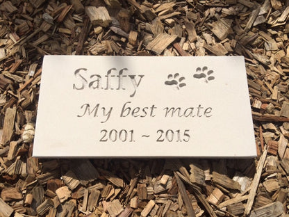 Sandstone Plaque - 30cm x 15cm