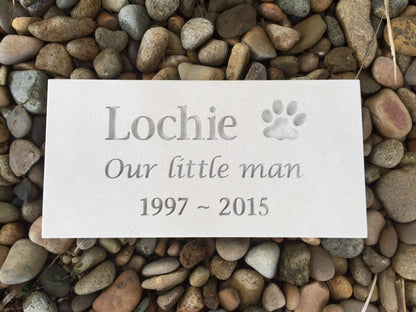 Sandstone Plaque - 30cm x 15cm