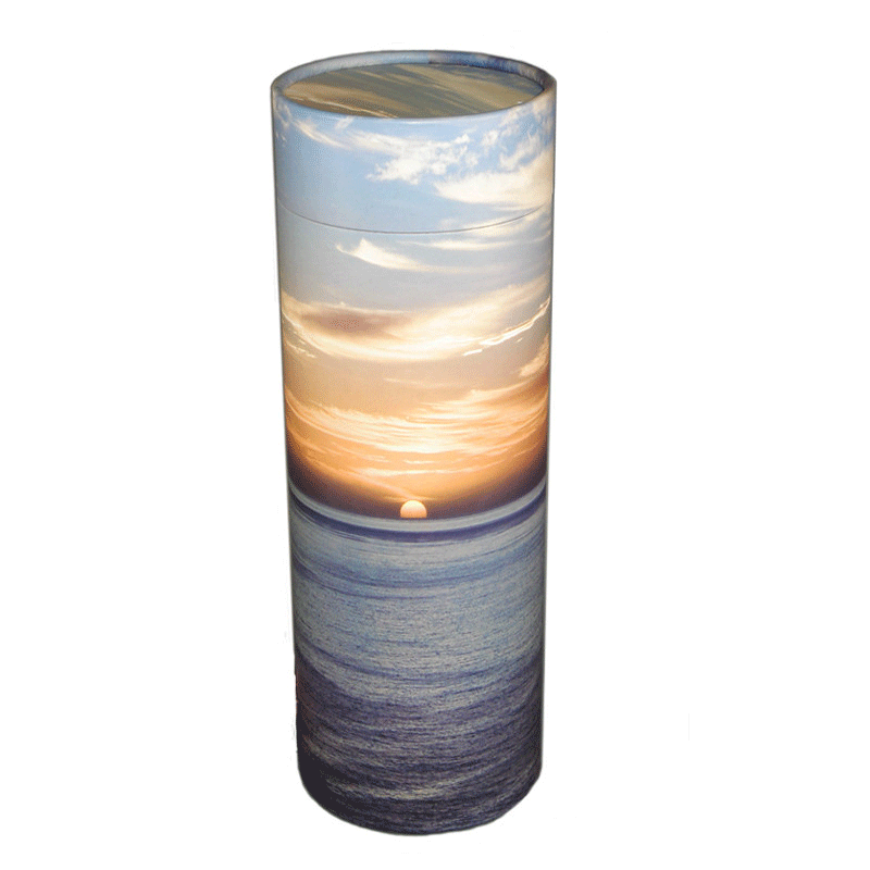 Scatter Tube - Ocean Sunset Design