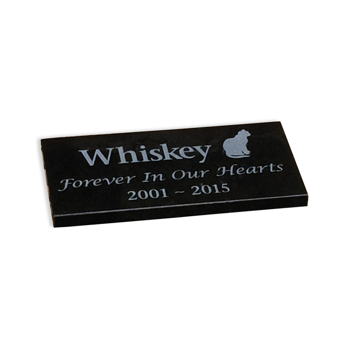 Granite Pet Memorial Plaque - Small