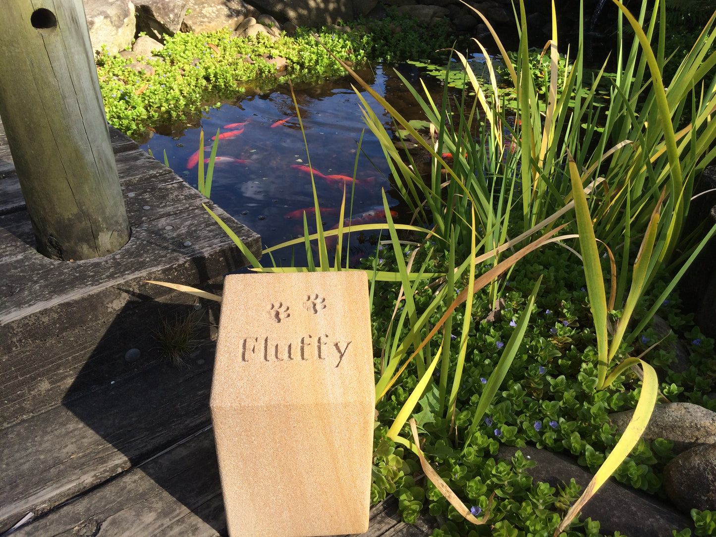 Personalised Garden Memorial Pet Urn