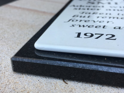 Photo Ceramic Plaques – Keeping Memories Alive