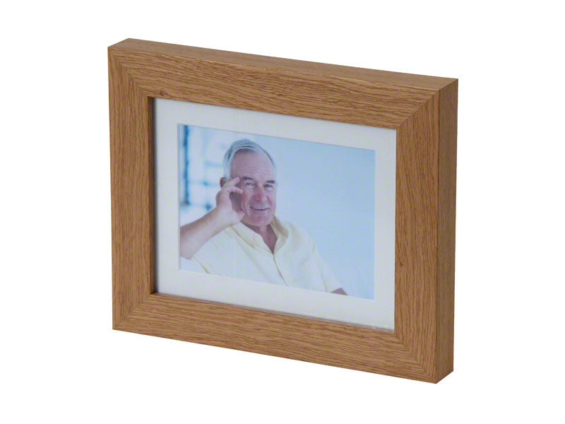 Tribute Oak Photo Frame Urn with Discreet Ashes Compartment