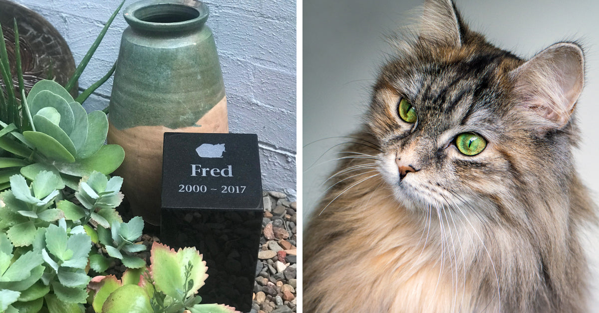 Personalised Garden Memorial Pet Urn