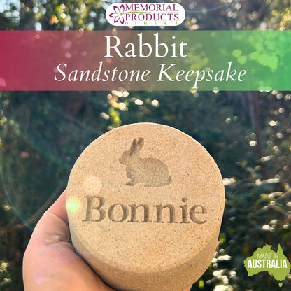 Personalised Pet Sandstone Keepsake - Animal design