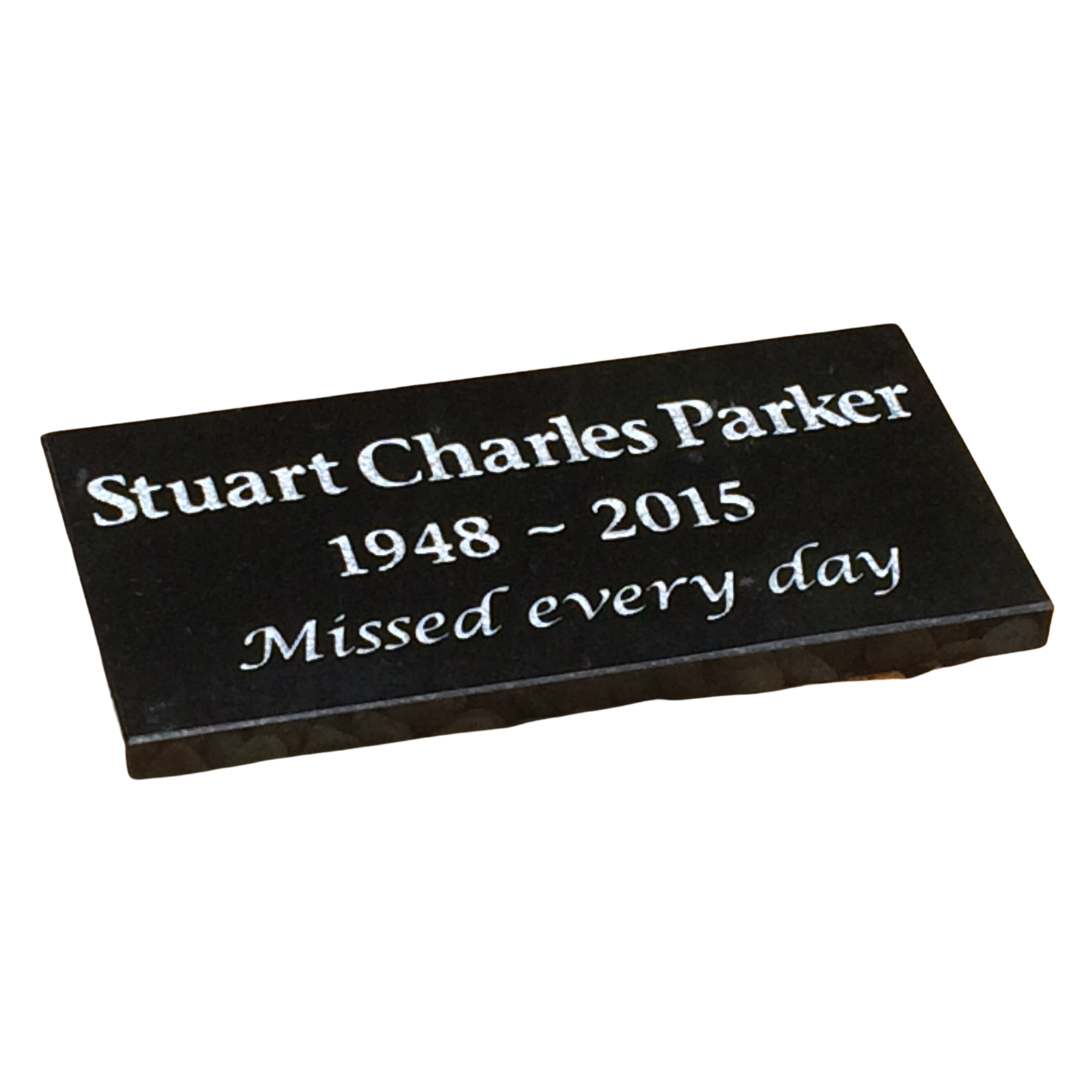 Granite Memorial Plaque - Small