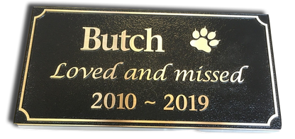 Bronze Plaque - 30 x 15cm