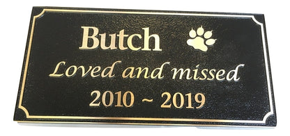 Bronze Plaque - 30 x 15cm