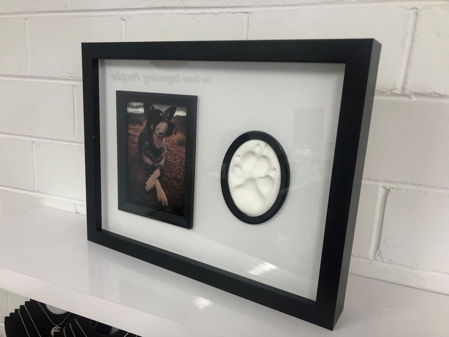 Lasting Impression Pet Memorial Frame - Single Clay