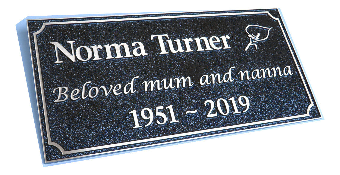 Bronze Plaque - 30 x 15cm