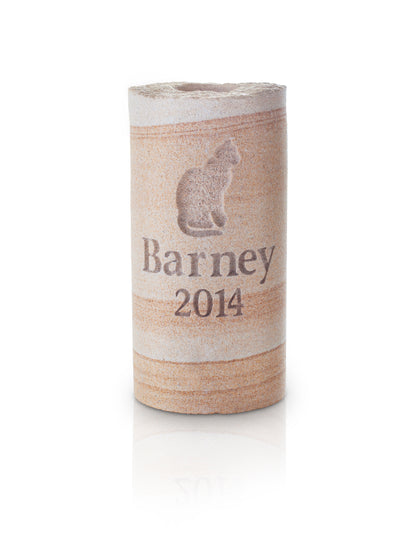 Personalised Eternal Candle Sandstone