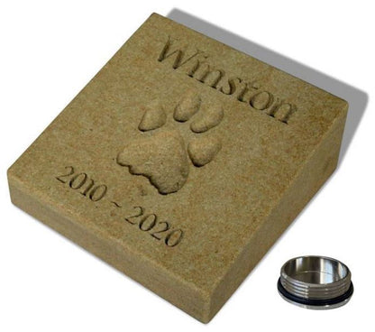 Forever Paw Print In Stone