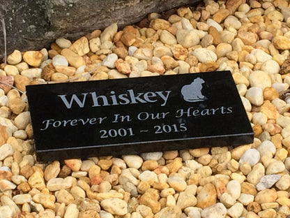 Granite Pet Memorial Plaque - Small