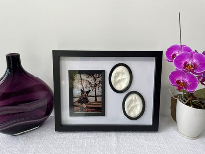 Lasting Impression Pet Memorial Frame - Double Clay