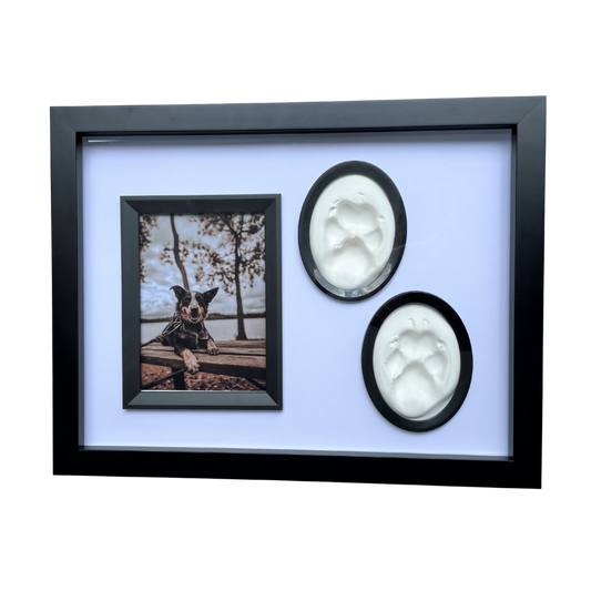 Lasting Impression Pet Memorial Frame - Double Clay