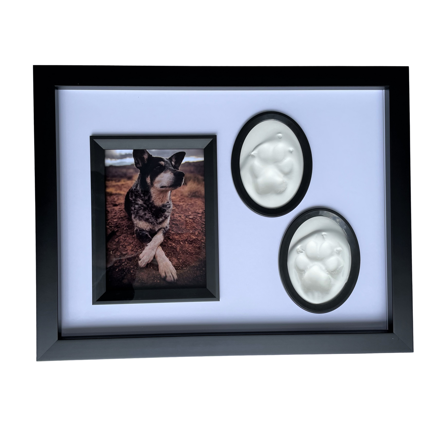 Lasting Impression Pet Memorial Frame - Double Clay