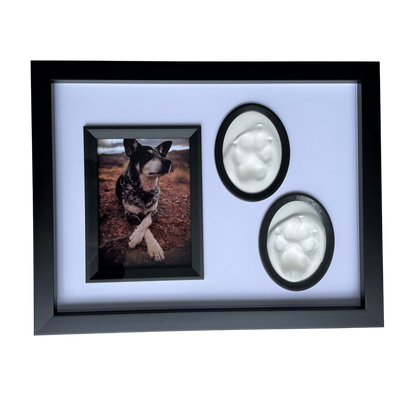 Lasting Impression Pet Memorial Frame - Double Clay