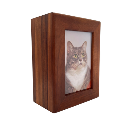 Timber Pet Urn Photo Box