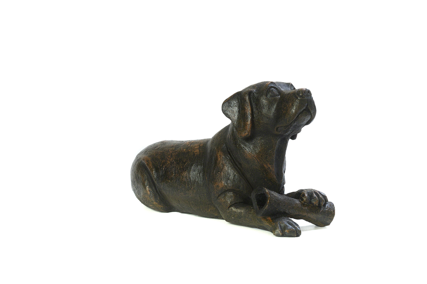 Pet Urn - Dog with Bone Figurine Pet Urn