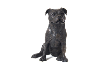 Pet Urn - Staffordshire Bull Terrier (Staffy) Figurine Pet Urn