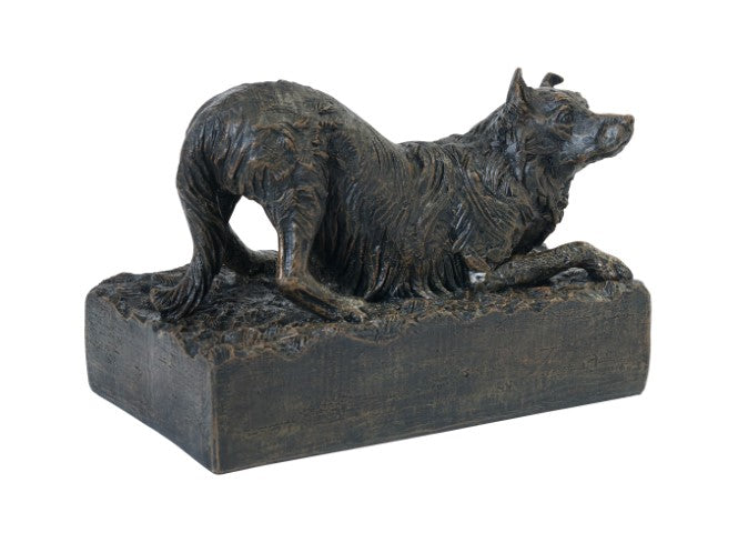 Pet Urn - Border Collie Figurine Urn - Compact Size