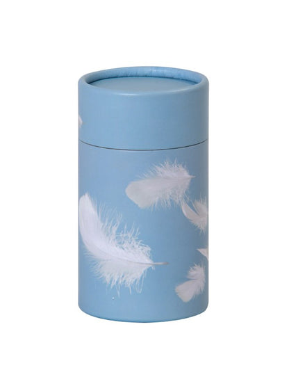 Scatter Tube - Feather On Blue