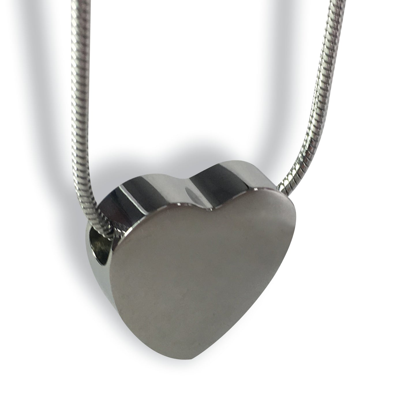 Cremation Jewellery - Pass Through Heart Design