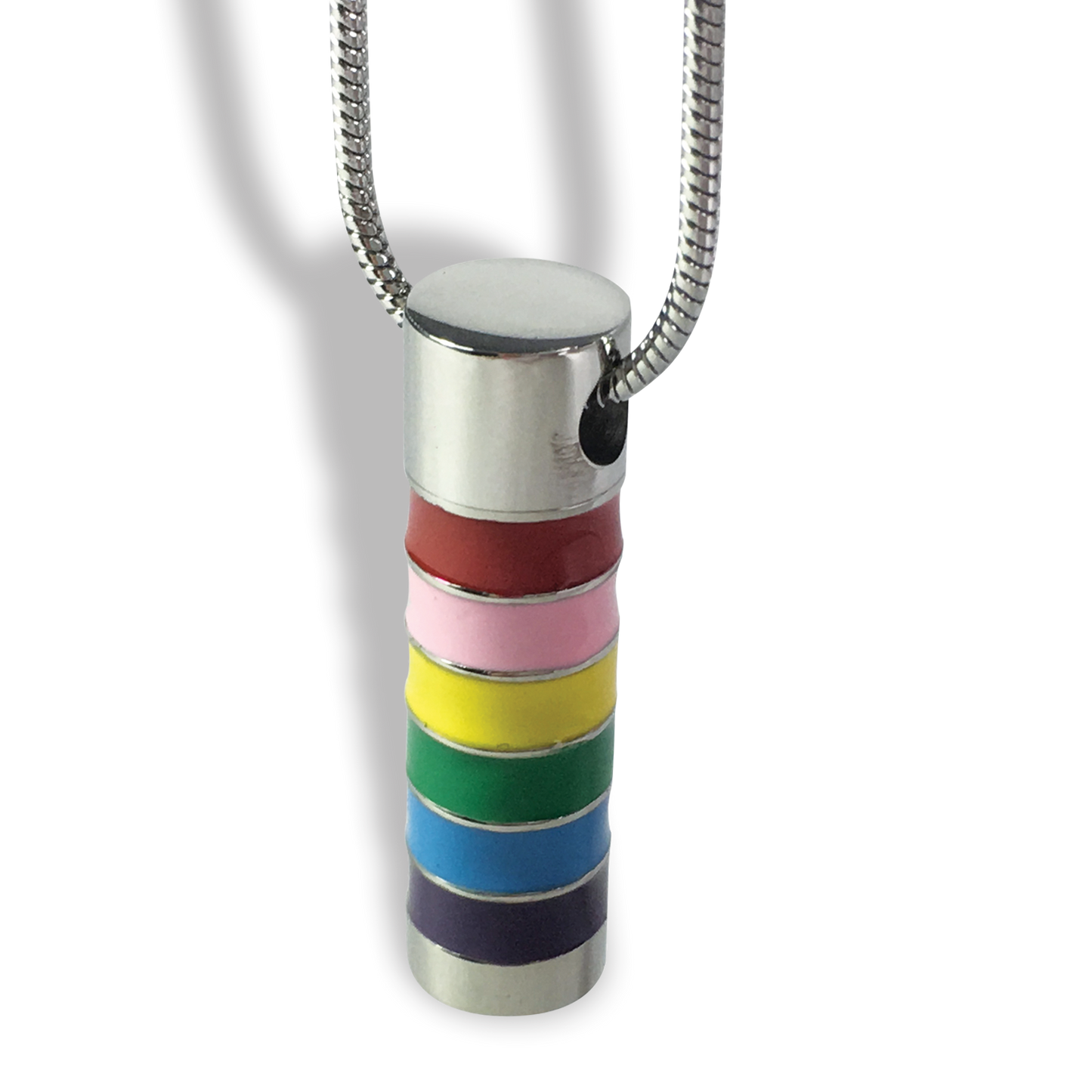 Cremation Jewellery - Rainbow Design