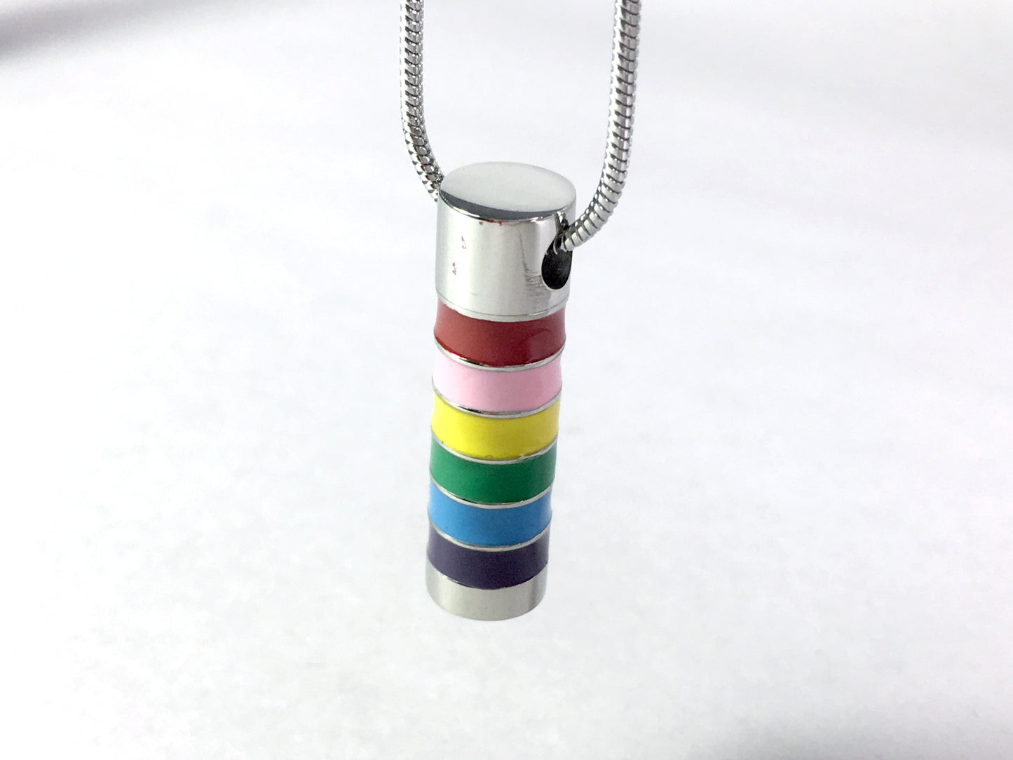 Cremation Jewellery - Rainbow Design