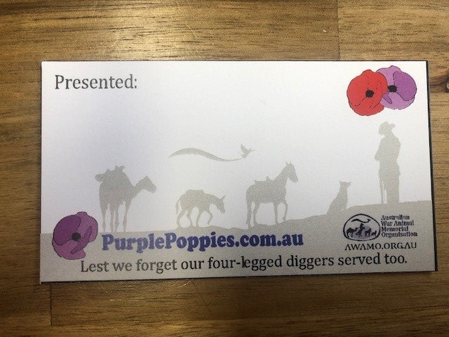 Wreath - Purple Poppy or Red Poppy