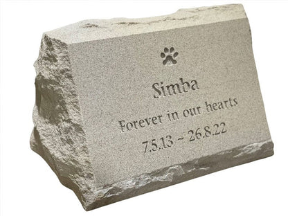 Large Natural Sandstone Headstone / Marker